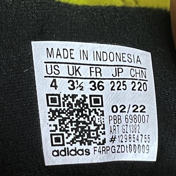 Adidas Copa Sense 3 Boy's Men's Size 4 Indoor Soccer Football Yellow Black Shoes - Picture 11 of 11